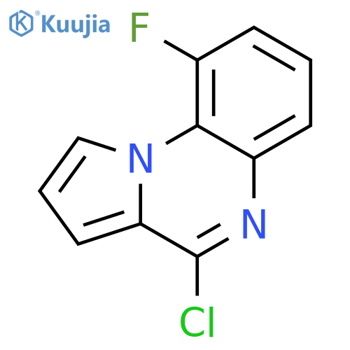 Pyrrolo[1,2-a]quinoxaline, 4-chloro-9-fluoro- structure