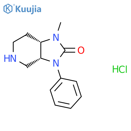 (3AR,7AS)-1-Methyl-3-phenylhexahydro-1H-imidazo[4,5-C]pyridin-2(3H)-one hcl structure
