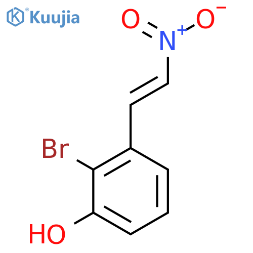 2-bromo-3-(2-nitroethenyl)phenol structure