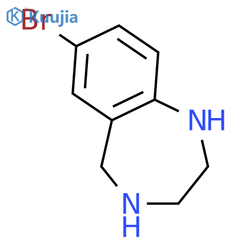 7-Bromo-2,3,4,5-tetrahydro-1H-benzo[e][1,4]diazepine structure