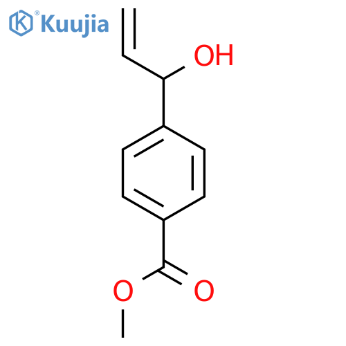 methyl 4-(1-hydroxyprop-2-en-1-yl)benzoate structure