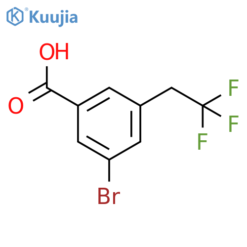 3-Bromo-5-(2,2,2-trifluoroethyl)benzoic acid structure