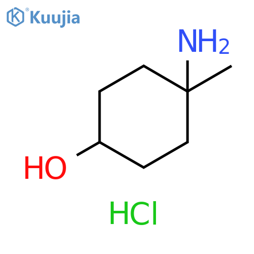 4-amino-4-methylcyclohexan-1-ol hydrochloride structure