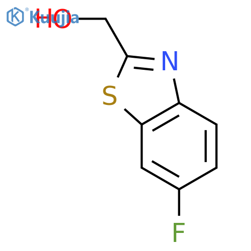(6-Fluorobenzo[d]thiazol-2-yl)methanol structure