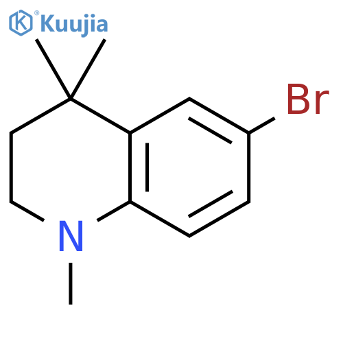 6-Bromo-1,4,4-Trimethyl-2,3-Dihydroquinoline structure