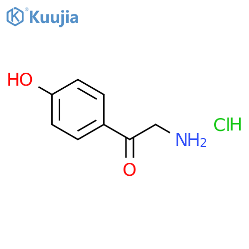 2-Amino-4'-hydroxyacetophenone hydrochloride structure