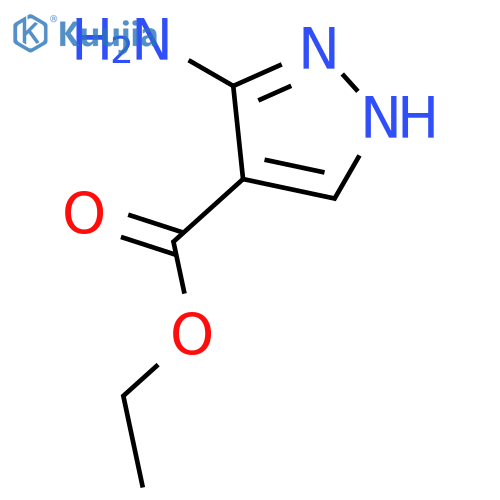 3-amino-1H-pyrazole-4-carboxylic acid ethyl ester structure