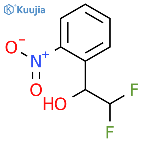 Benzenemethanol, a-(difluoromethyl)-2-nitro- structure