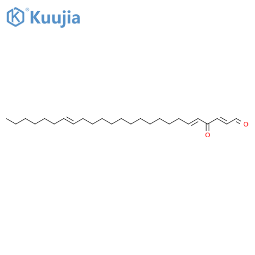 2,5,18-Pentacosatrienal, 4-oxo-, (2E,5E)- structure