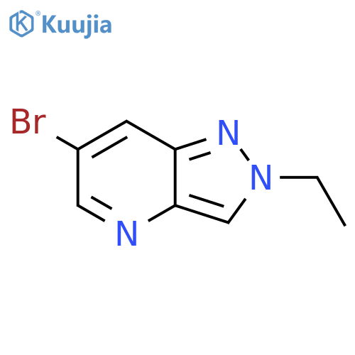 6-bromo-2-ethyl-2H-pyrazolo[4,3-b]pyridine structure
