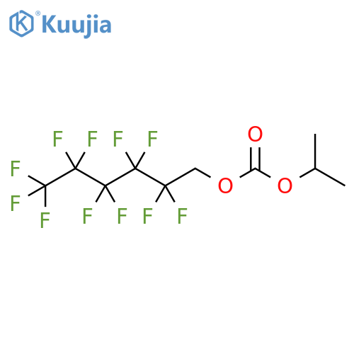 Isopropyl 1H,1H-perfluorohexyl carbonate structure