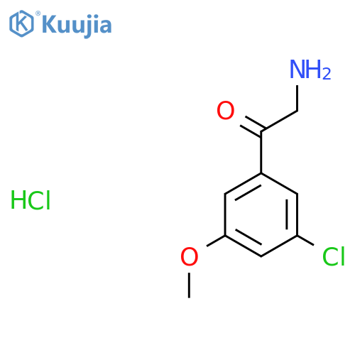 3-Chloro-5-methoxyphenacylamine hydrochloride structure