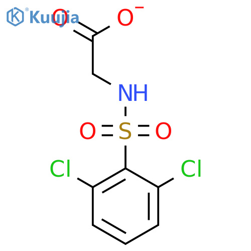 2-(2,6-dichlorobenzenesulfonamido)acetic acid structure