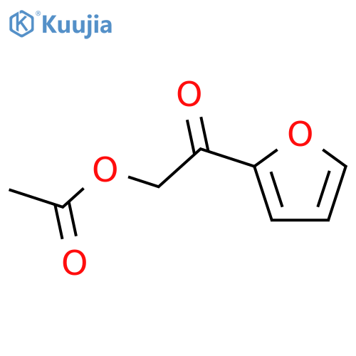 2-(acetyloxy)-1-(2-furanyl)-Ethanone structure