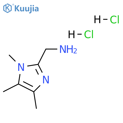 [(1,4,5-trimethyl-1H-imidazol-2-yl)methyl]amine dihydrochloride structure
