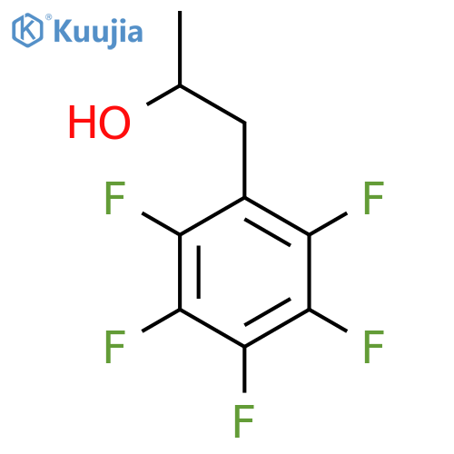 Benzeneethanol,2,3,4,5,6-pentafluoro-a-methyl- structure