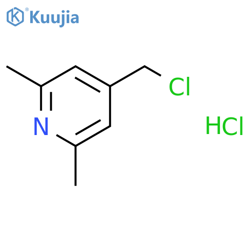 4-(Chloromethyl)-2,6-dimethylpyridine hydrochloride structure
