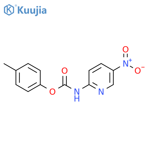 (4-Methylphenyl) N-(5-nitropyridin-2-yl)carbamate structure