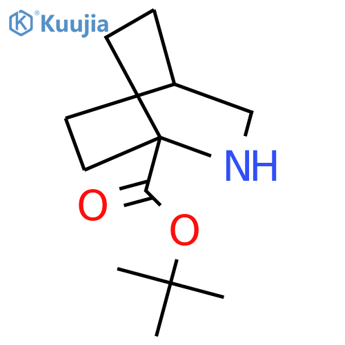 tert-butyl 2-azabicyclo2.2.2octane-1-carboxylate structure