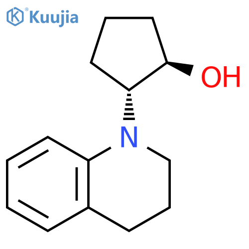 trans-2-(1,2,3,4-tetrahydroquinolin-1-yl)cyclopentan-1-ol structure