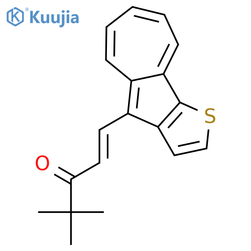 1-Penten-3-one, 1-azuleno[1,2-b]thien-4-yl-4,4-dimethyl- structure