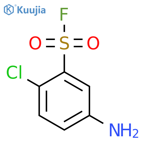 5-Amino-2-chlorobenzene-1-sulfonyl fluoride structure