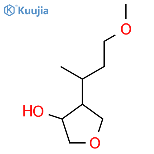 4-(4-methoxybutan-2-yl)oxolan-3-ol structure