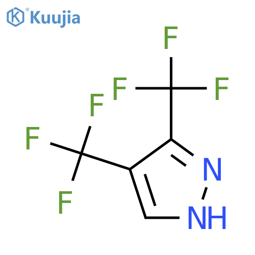 1H-Pyrazole, 3,4-bis(trifluoromethyl)- structure