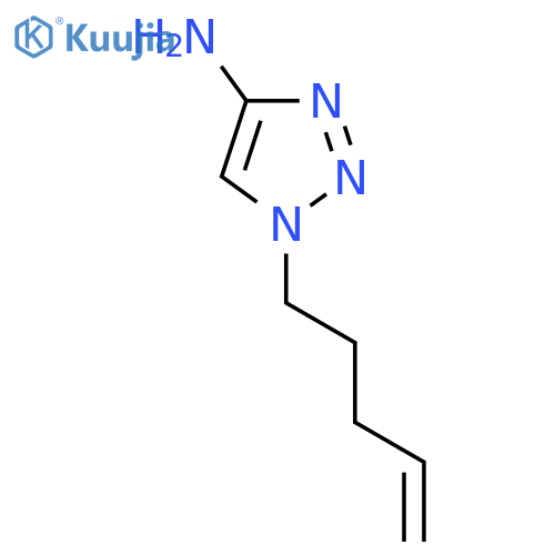 1-(pent-4-en-1-yl)-1H-1,2,3-triazol-4-amine structure