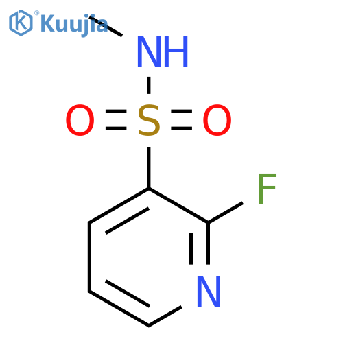 2-fluoro-N-methylpyridine-3-sulfonamide structure