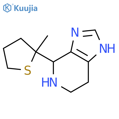 4-(2-methylthiolan-2-yl)-3H,4H,5H,6H,7H-imidazo4,5-cpyridine structure