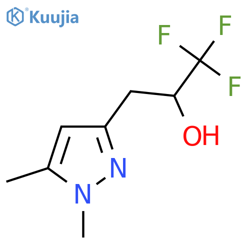 3-(1,5-dimethyl-1H-pyrazol-3-yl)-1,1,1-trifluoropropan-2-ol structure