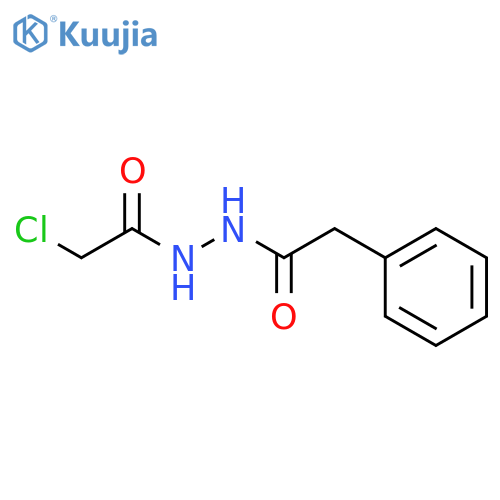 Benzeneacetic acid, 2-(chloroacetyl)hydrazide structure