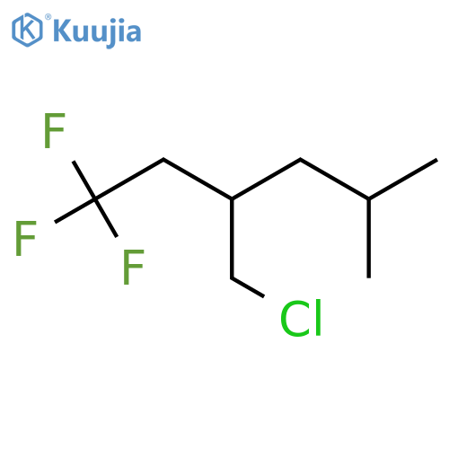 Hexane, 3-(chloromethyl)-1,1,1-trifluoro-5-methyl- structure