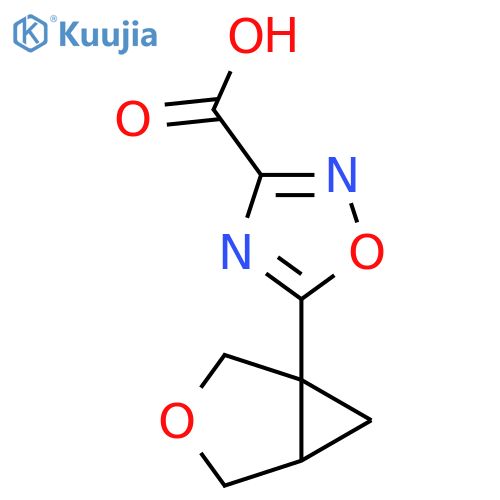 5-{3-oxabicyclo3.1.0hexan-1-yl}-1,2,4-oxadiazole-3-carboxylic acid structure