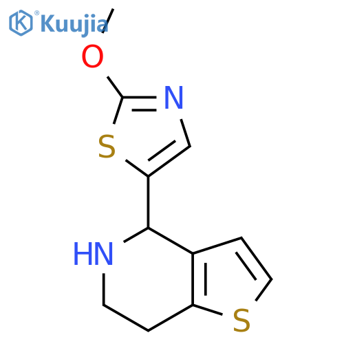 2-methoxy-5-{4H,5H,6H,7H-thieno3,2-cpyridin-4-yl}-1,3-thiazole structure