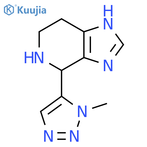 5-{3H,4H,5H,6H,7H-imidazo4,5-cpyridin-4-yl}-1-methyl-1H-1,2,3-triazole structure