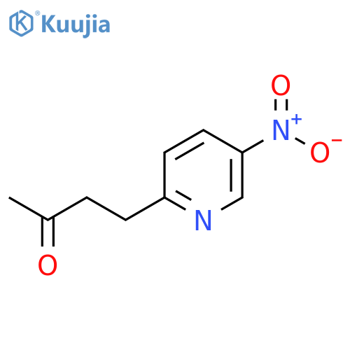 4-(5-nitropyridin-2-yl)butan-2-one structure