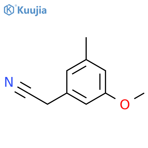 2-(3-Methoxy-5-methylphenyl)acetonitrile structure