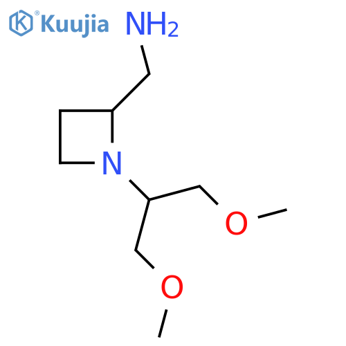 1-(1,3-dimethoxypropan-2-yl)azetidin-2-ylmethanamine structure