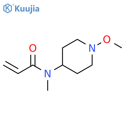 N-(1-methoxypiperidin-4-yl)-N-methylprop-2-enamide structure