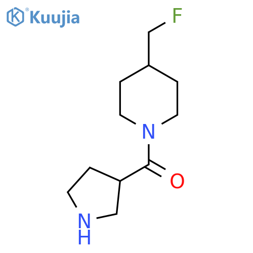 (4-(Fluoromethyl)piperidin-1-yl)(pyrrolidin-3-yl)methanone structure