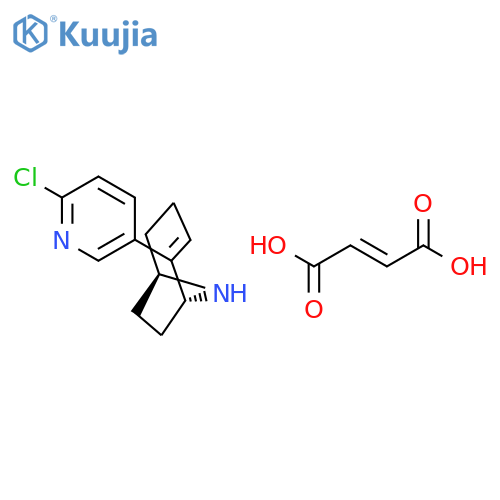 2-(6-CHLORO-3-PYRIDINYL)-9-AZABICYCLO[4.2.1]NON-2-ENE FUMARATE structure
