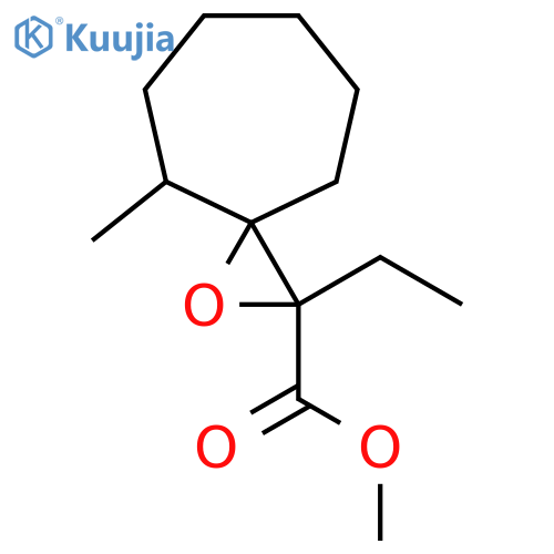 Methyl 2-ethyl-4-methyl-1-oxaspiro[2.6]nonane-2-carboxylate structure
