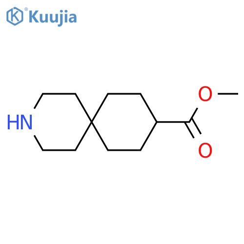 3-Azaspiro[5.5]undecane-9-carboxylic acid, methyl ester structure