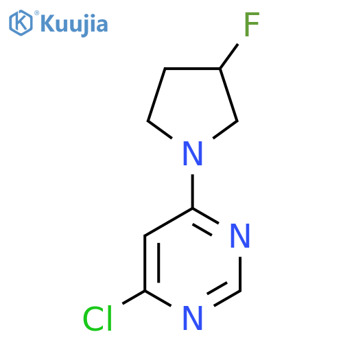 4-Chloro-6-(3-fluoropyrrolidin-1-yl)pyrimidine structure