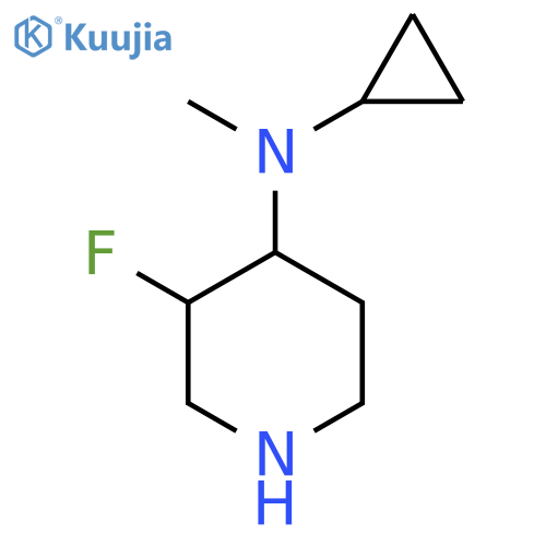 4-Piperidinamine, N-cyclopropyl-3-fluoro-N-methyl- structure