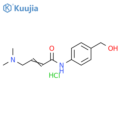 (E)-4-(Dimethylamino)-N-[4-(hydroxymethyl)phenyl]-2-butenamide Hydrochloride structure