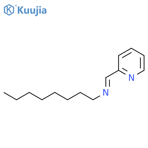 1-Octanamine, N-(2-pyridinylmethylene)- structure