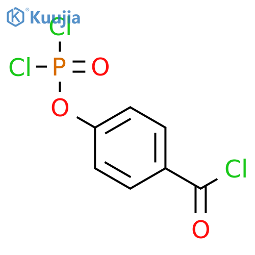 Benzoyl chloride,4-[(dichlorophosphinyl)oxy]- structure